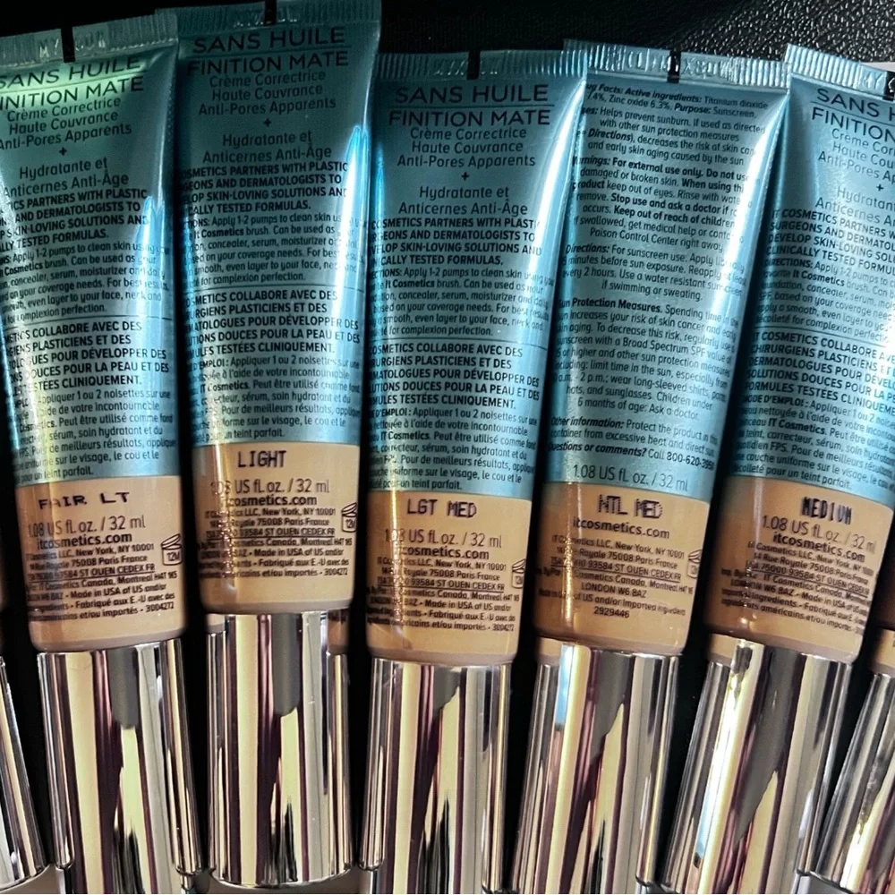 IT Cosmetics CC+ Cream Oil-Free Matte with SPF 40 - Neutral Medium - Picture 4 of 9